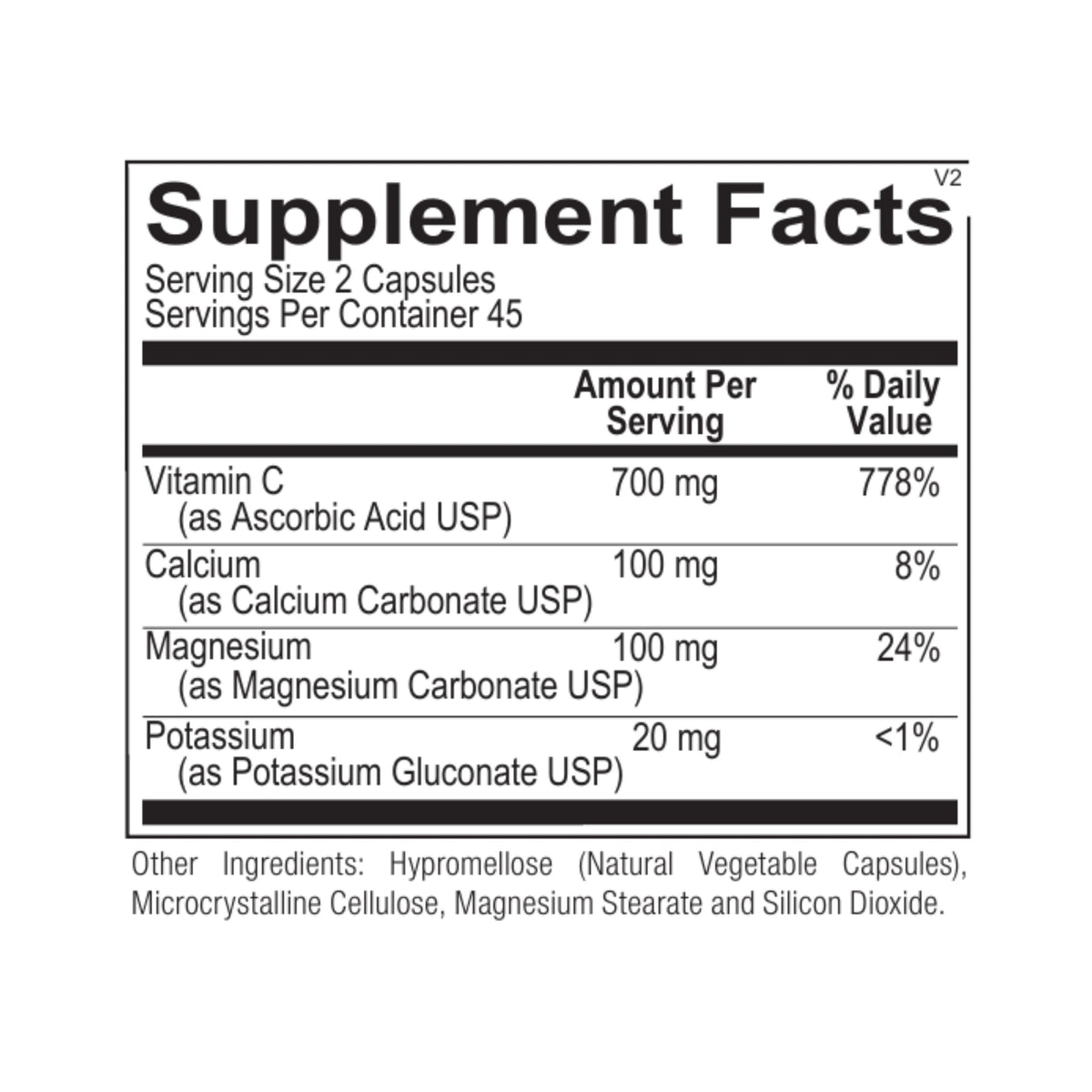 Buffered C Capsules