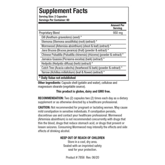 Dysbiocide || 120 Capsules || Biotics Research ||