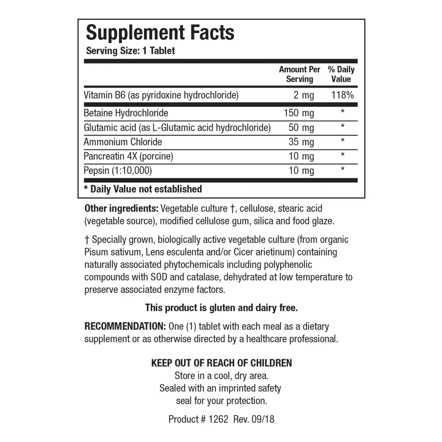Hydro-Zyme || 90 Tablets || Biotics Research ||