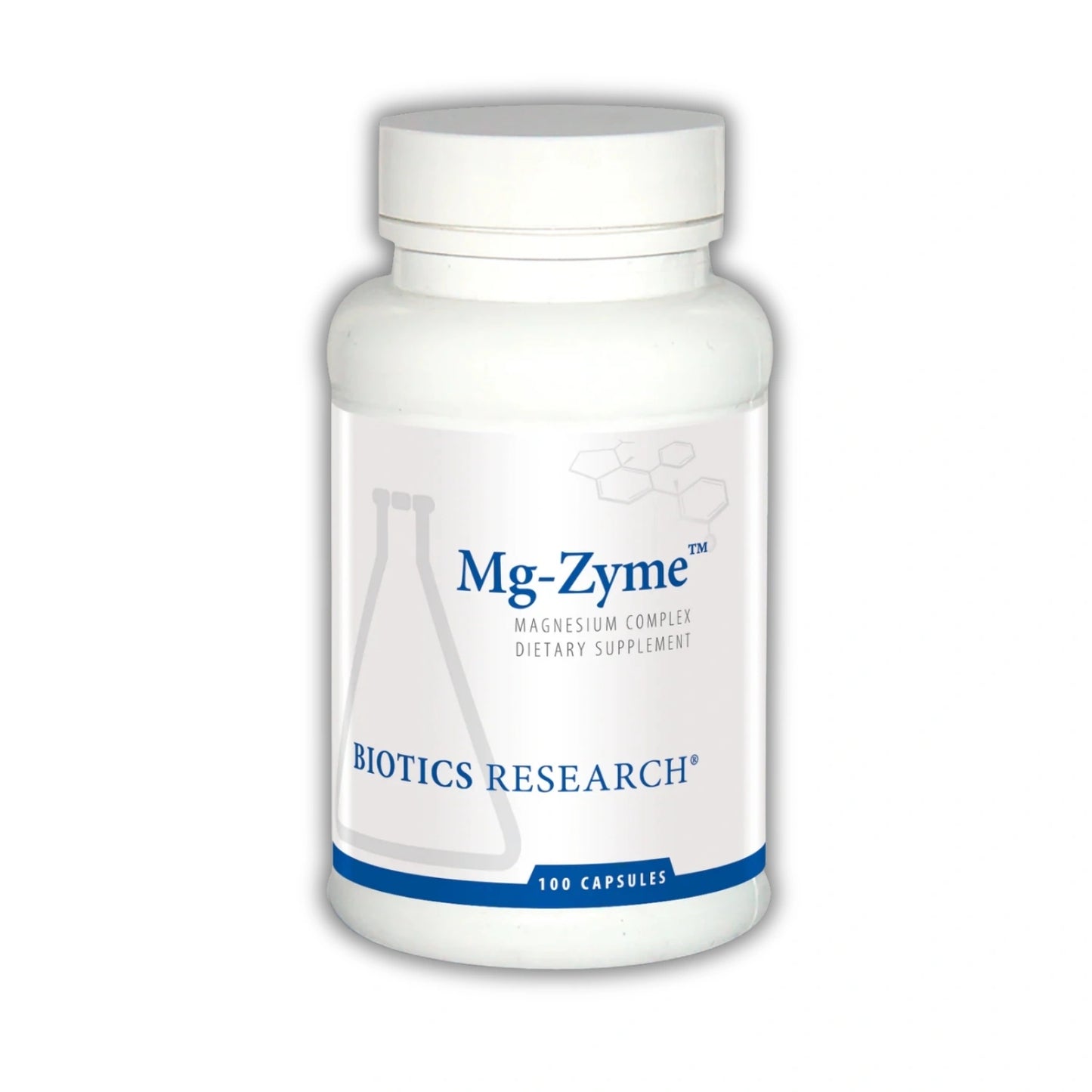 Mg-Zyme Magnesium || 100 Capsules || Biotics Research ||