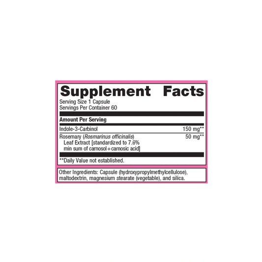 Indole 3 Carbinol || 60 Capsules || Metagenics ||