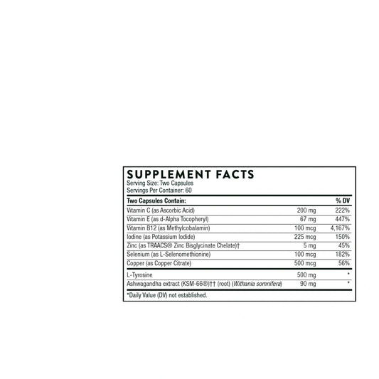 Thyrocsin || 120 Capsules || Thorne ||