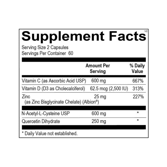 OrthoMune || 120 Capsules || Ortho Molecular Products ||