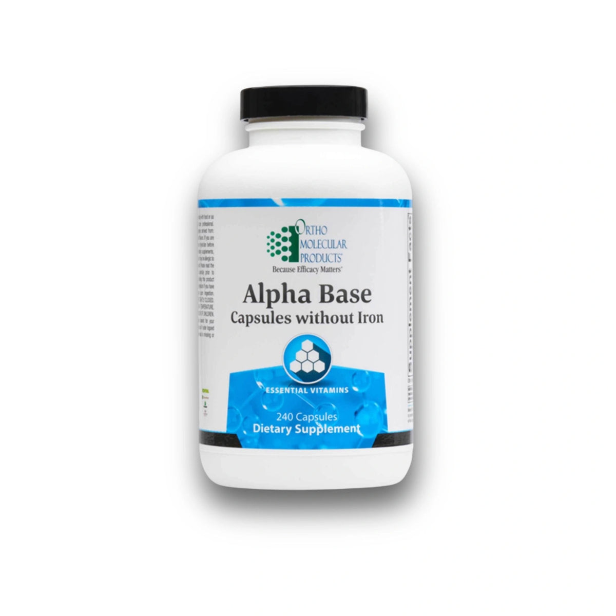 Alpha Base Capsules without Iron