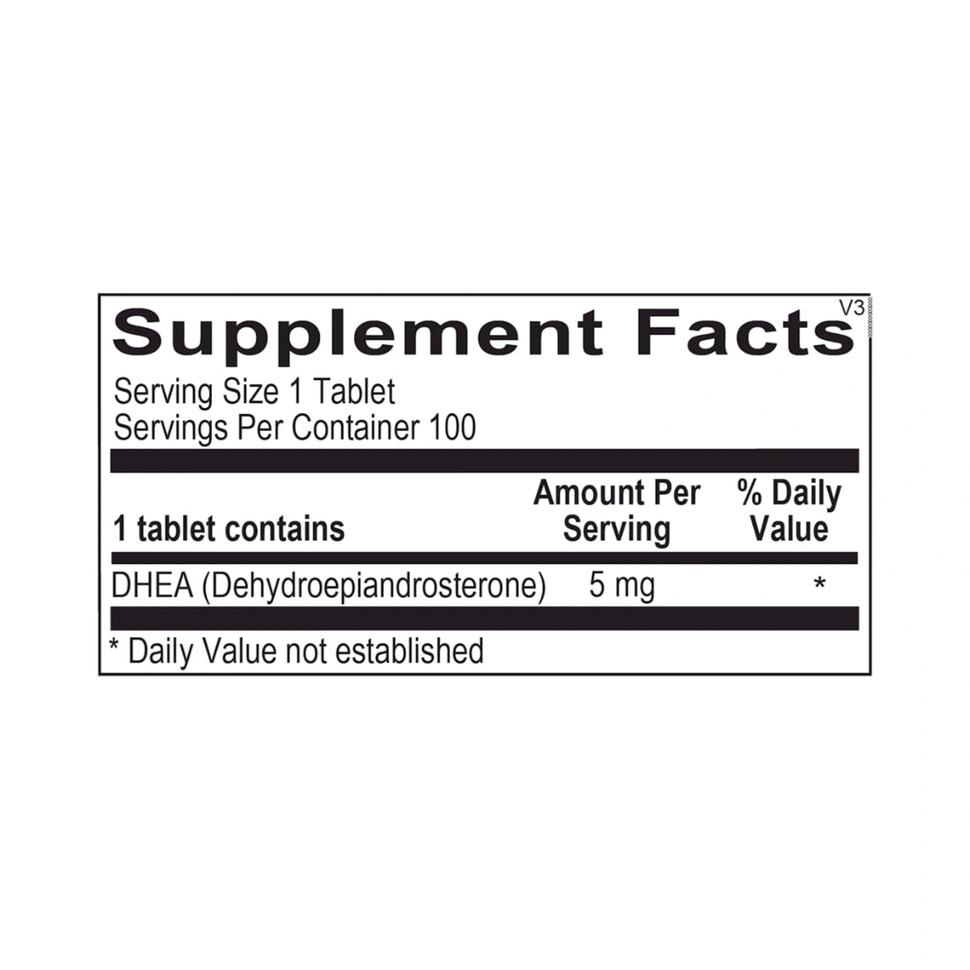 DHEA 5 mg – 100 Tablets by Ortho Molecular Products