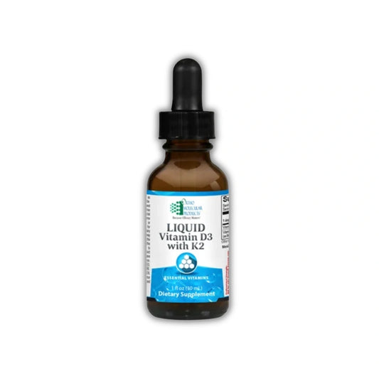 Liquid Vitamin D3 with K2 - Ortho Molecular Products