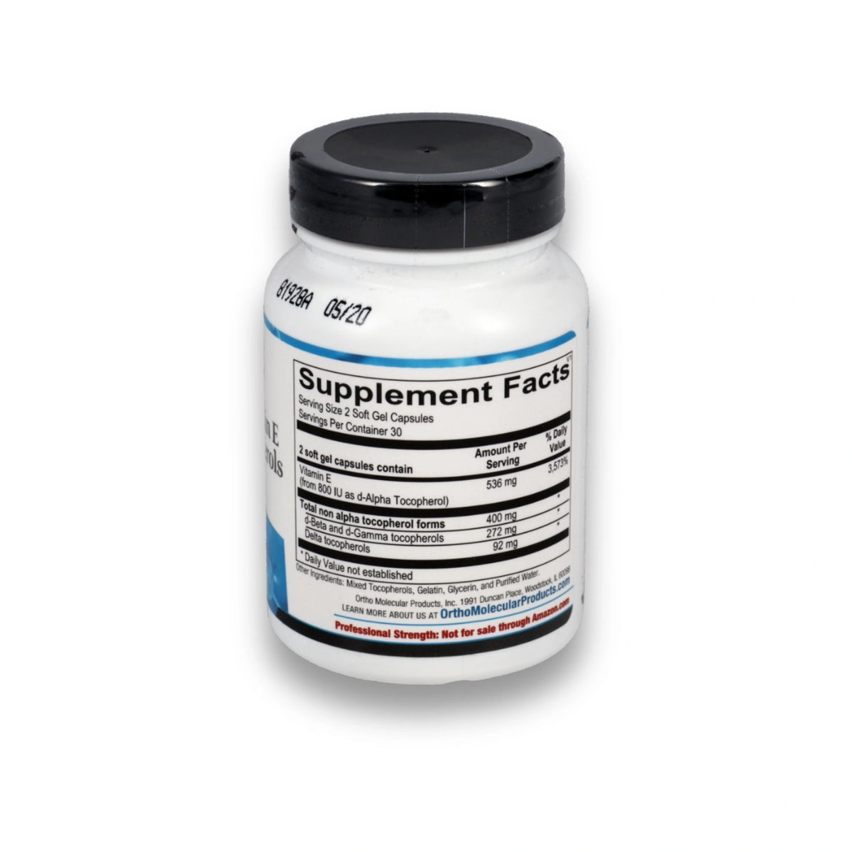 Natural Vitamin E Mixed Tocopherols