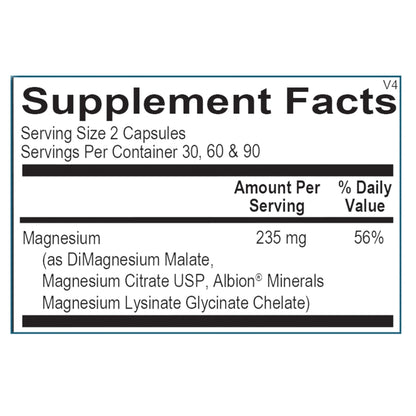 Reacted-Magnesium-Suppliment-facts-by-ortho-molecular-products