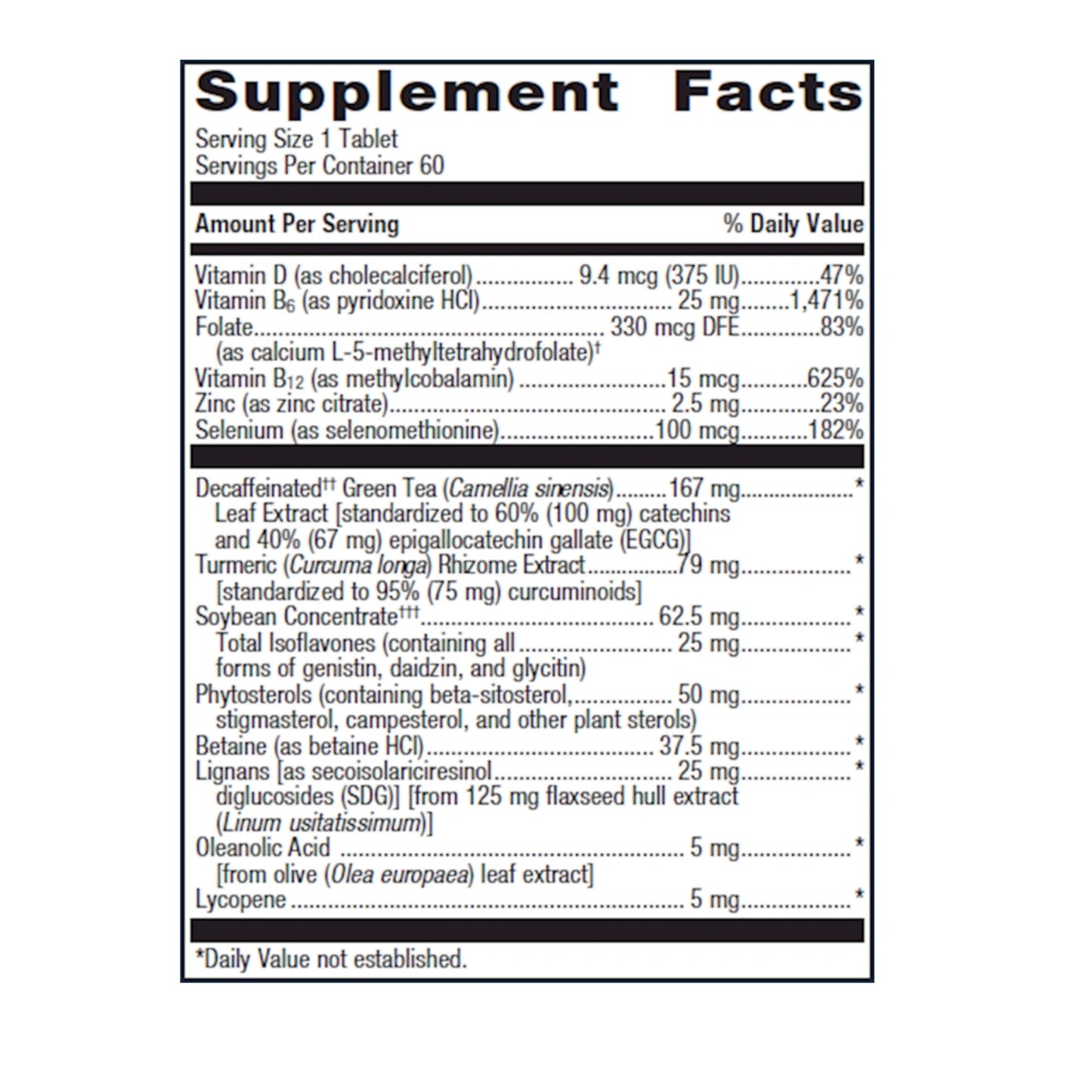 Testralin || 60 Tablets || Metagenics ||