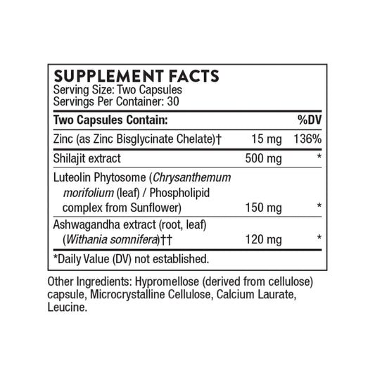 Advanced Testosterone Support || 60 Capsules || Thorne ||